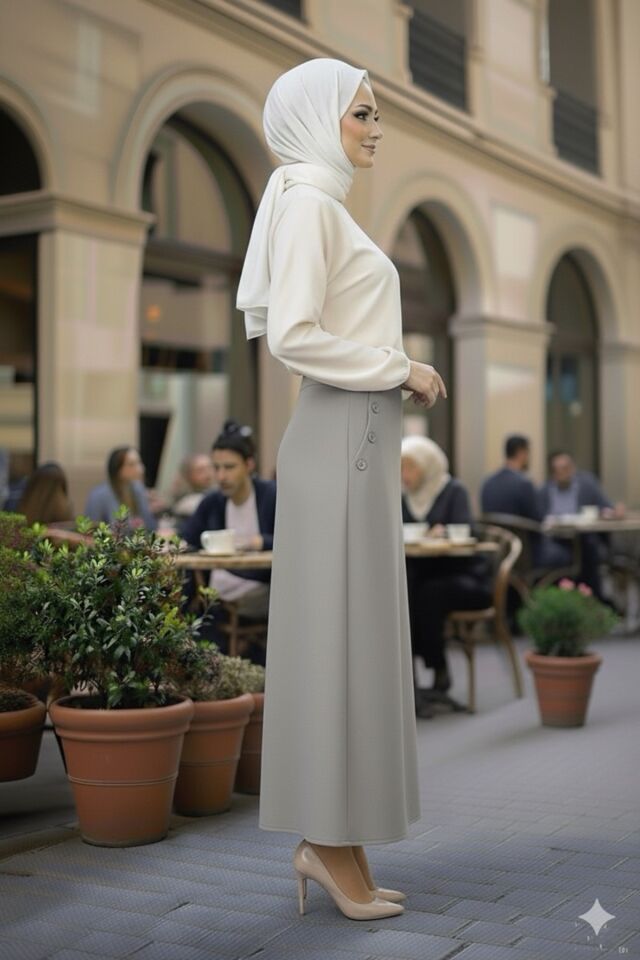 CEPLİ (DÜGME DETAYLI 93-94cm) KALEM ETEK(kısa süreliğine lansman fiyatı)